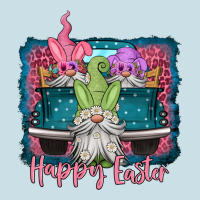 Happy Easter Gnomes Farm Truck Ladies Tee | Teevron