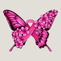 Pink Ribbon Breast Cancer Butterfly Heavy Core Tee | Teevron