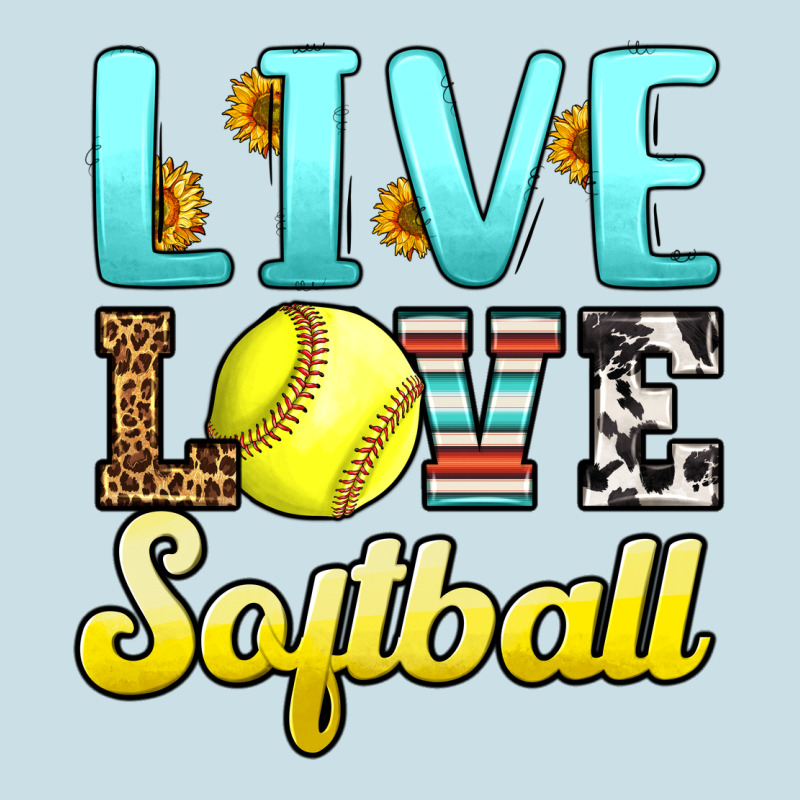 Live Love Softball Ladies Tee by LillyAllenDesigns | Teevron