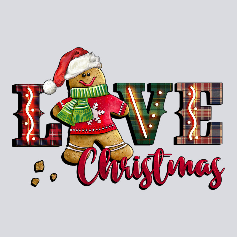 Love Christmas Gingerbread Zipper Hoodie by CowGirlArtShop | Teevron