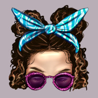 Messy Bun Mom And Pink Leopard Sunglasses Vintage Tee | Teevron