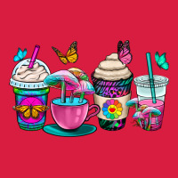 Tie Dye Coffee Cups Premium Hoodie | Teevron