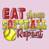 Eat Sleep Softball Repeat Ladies Tee | Teevron