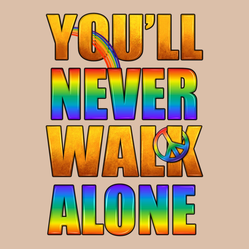 Lgbtq You'll Never Walk Alone With Peace Urban Heavy Tee by BundleAndBundleShop | Teevron
