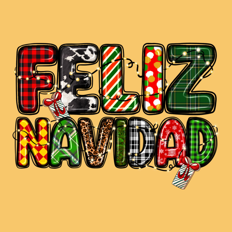 Feliz Navidad Vintage Hoodie by MaliasSmallBusiness | Teevron
