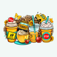 School Bus Coffee Cups Premium Hoodie | Teevron