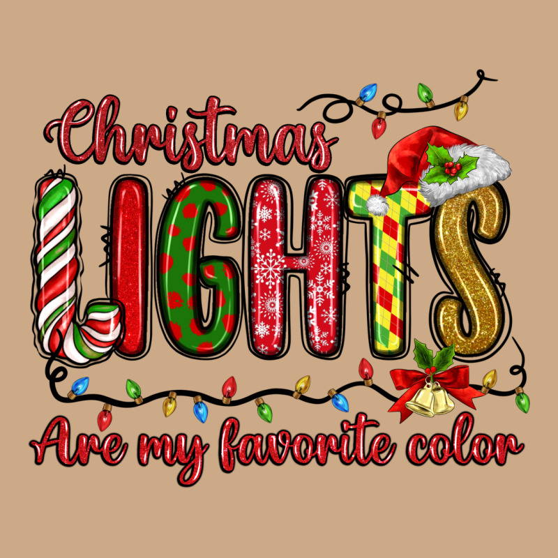 Christmas Lights Are My Favorite Color Vintage Hoodie by MaliasSmallBusiness | Teevron