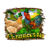 It's St. Patrick's Day Rooster And Chicken Ladies Tee | Teevron