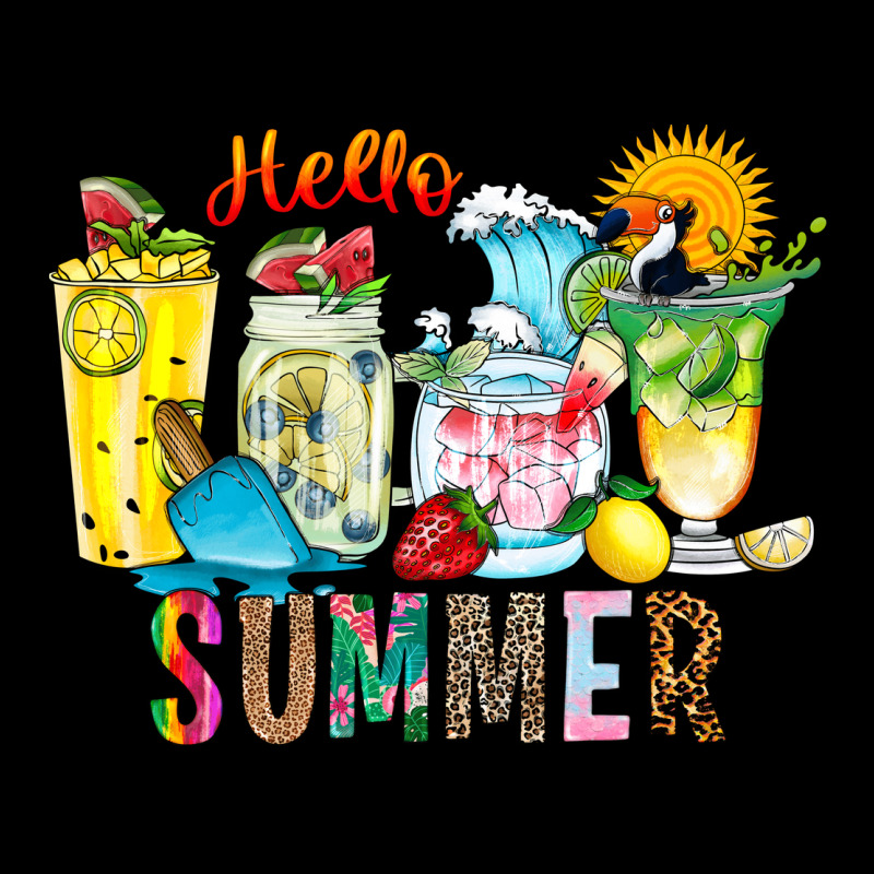 Hello Summer Drink Urban Hoodie by CowhideDigitalArt | Teevron