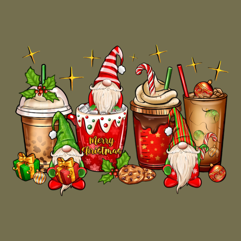 Christmas Gnomes Coffee Cups Vintage Hoodie by MaliasSmallBusiness | Teevron