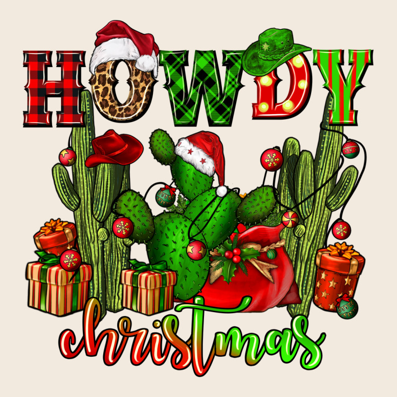 Howdy Christmas With Cactusses Zipper Hoodie by CowGirlArtShop | Teevron