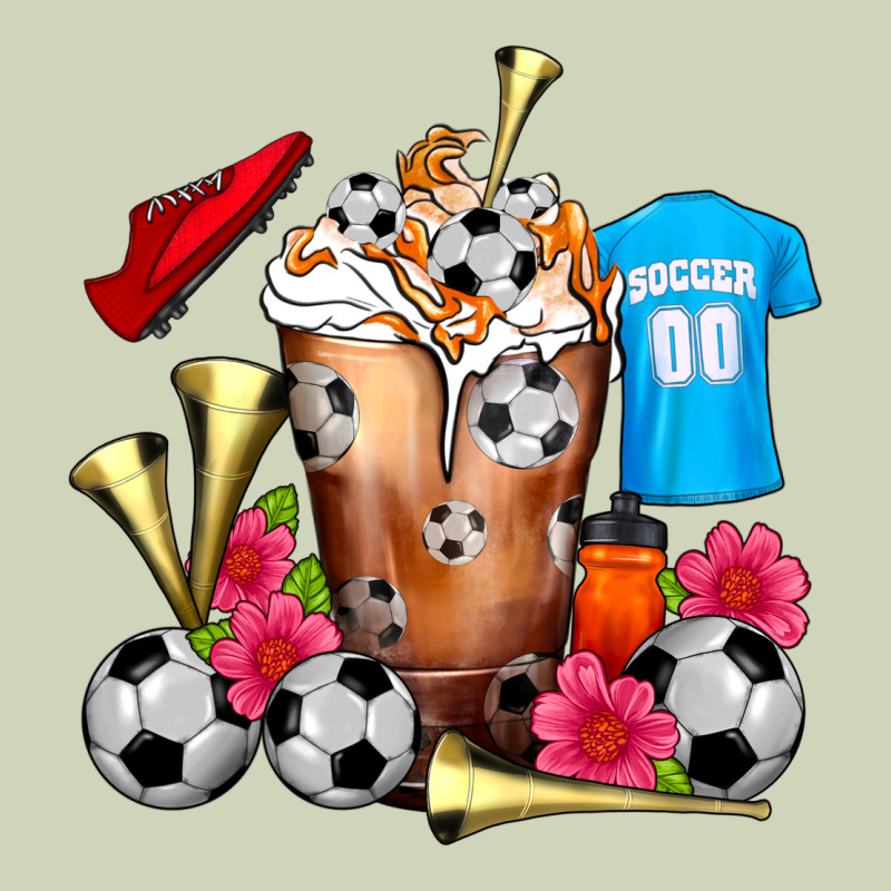 Soccer Cold Drink Frappe Heavyweight Hoodie by FaDigitalArtStudio | Teevron