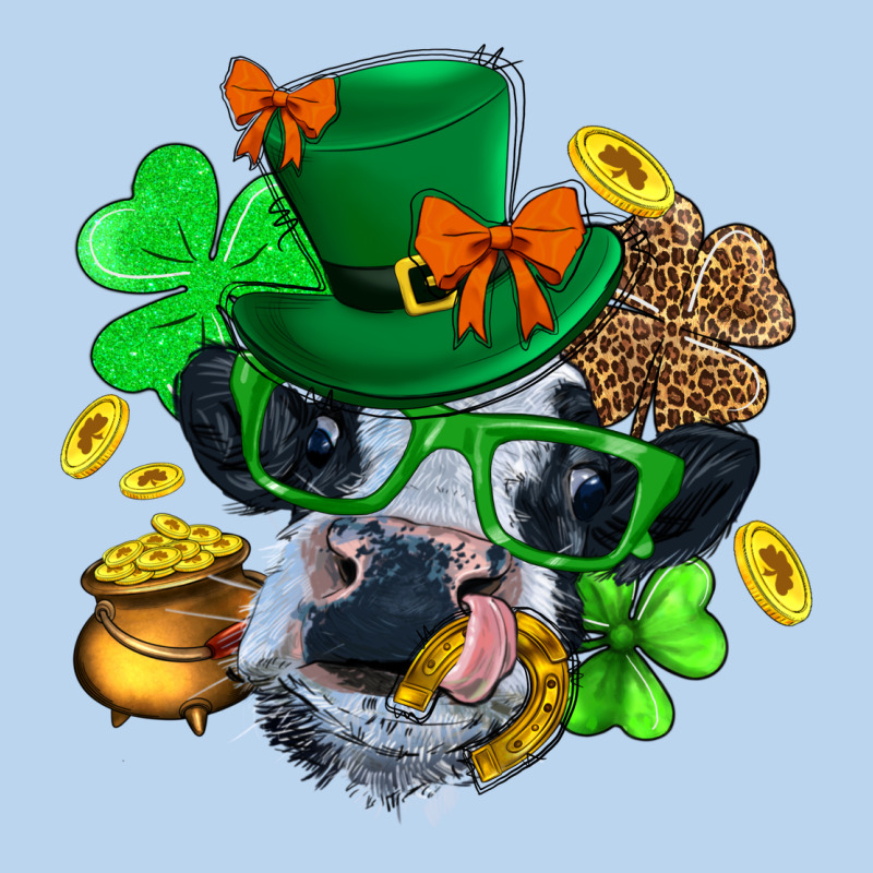 St. Patrick Cow Clover Classic Tee by BundleAndBundleShop | Teevron