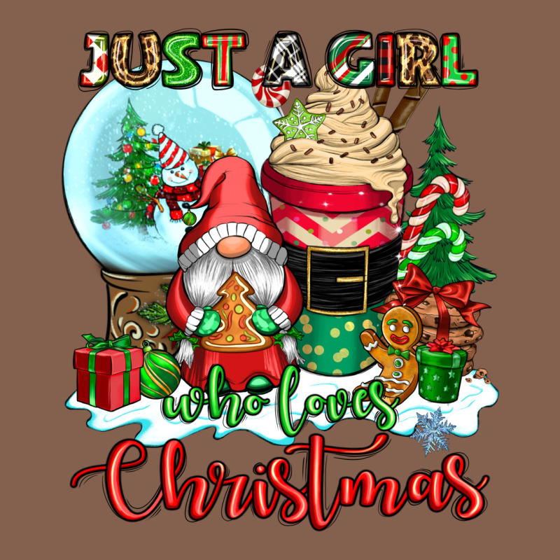Just A Girl Who Loves Christmas Zipper Hoodie by CowGirlArtShop | Teevron