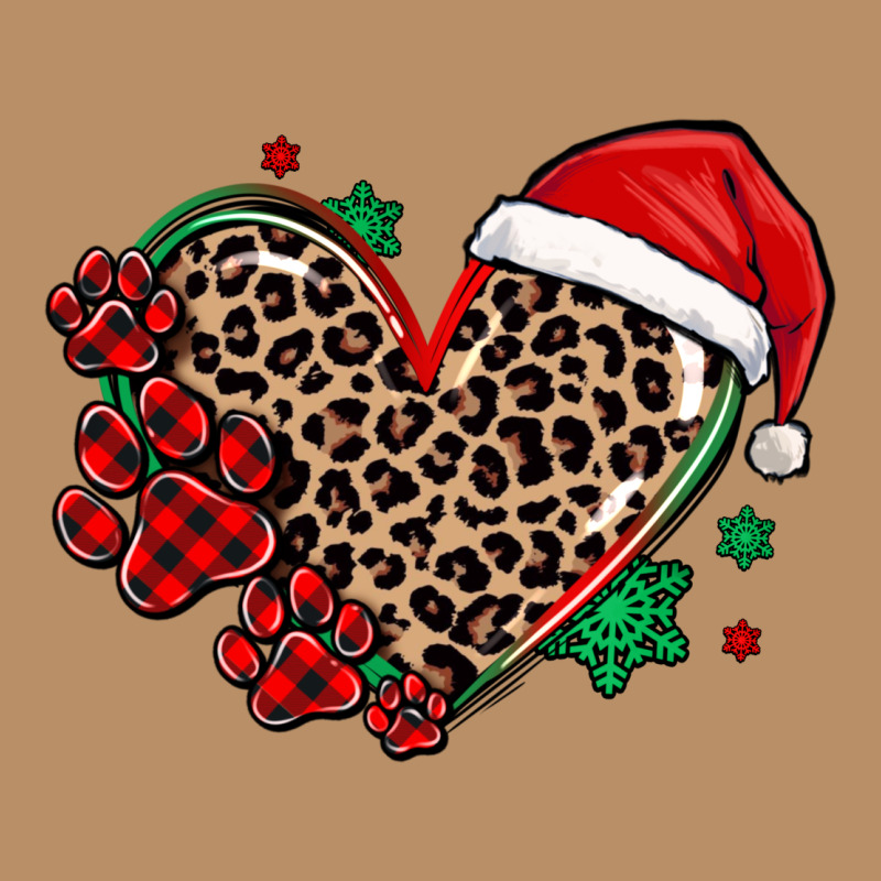 Christmas Paw Heart Vintage Hoodie by MaliasSmallBusiness | Teevron