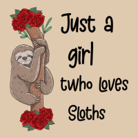 Just A Girl Who Loves Sloths Heavyweight Sweatshirt | Teevron