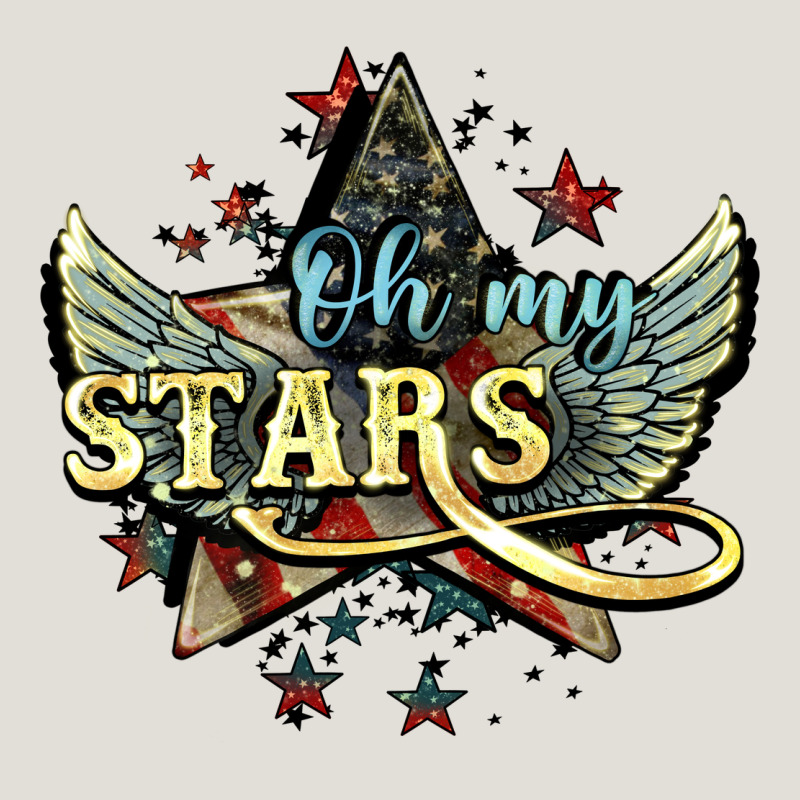 Oh My Stars America Wings Heavy Core Tee by NancyCooperArtShop | Teevron