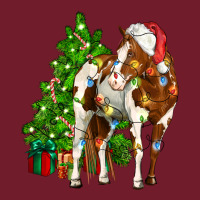 American Paint Horse Christmas Tree Zipper Hoodie | Teevron