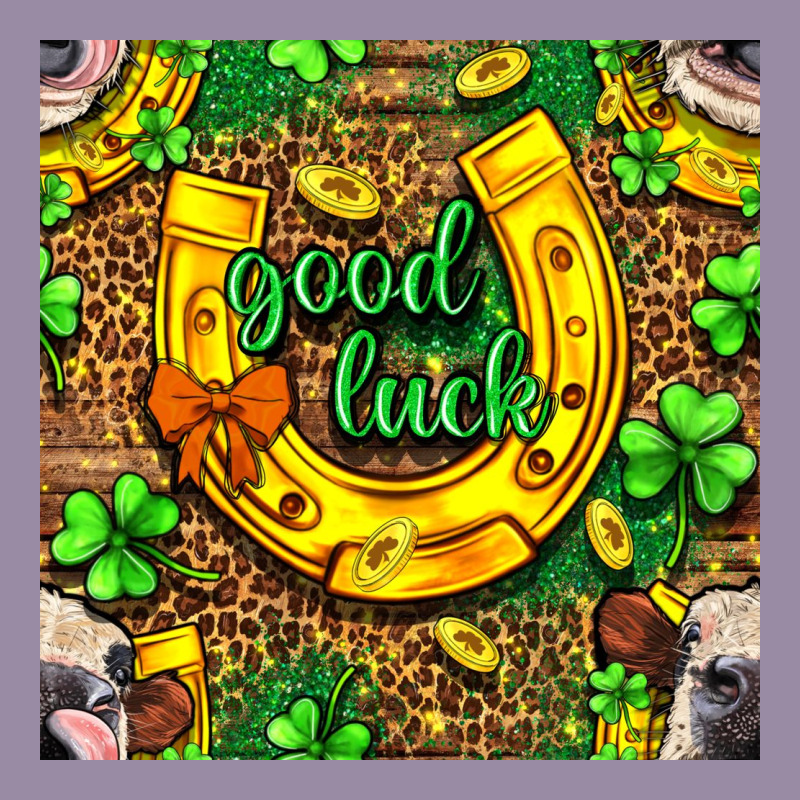 St. Patricks Good Luck With Cow Digital Paper Classic Tee by BundleAndBundleShop | Teevron
