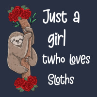 Just A Girl Who Loves Sloths Heavyweight Sweatshirt | Teevron