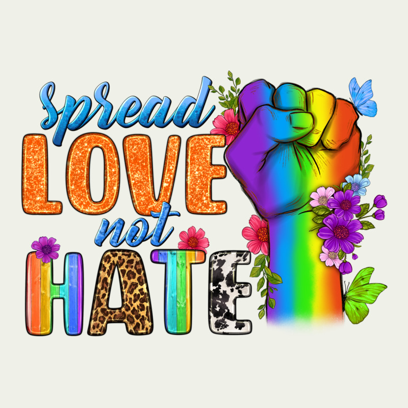 Spread Love Not Hate Urban Heavy Tee by BundleAndBundleShop | Teevron