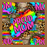Pride Lgbtq+ Proud Mom With Leoapard Patterns Vintage Tee | Teevron