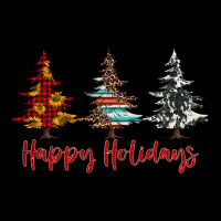 Happy Holidays Christmas Trees Ladies Tee | Teevron