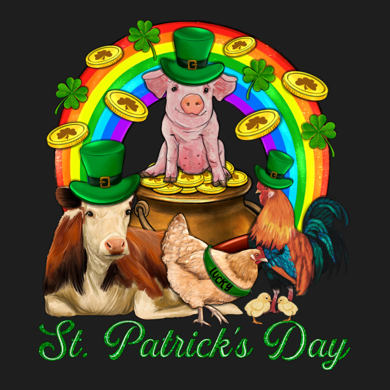 St. Patrick's Day Farm Animal Png Classic Tee by BundleAndBundleShop | Teevron