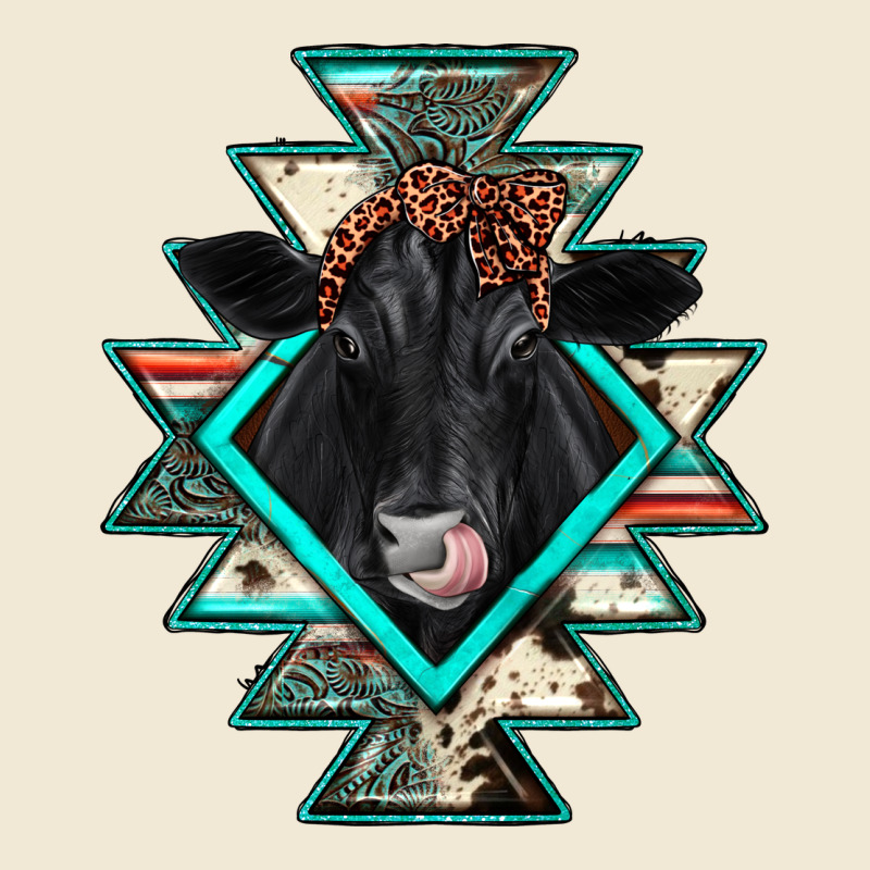 Black Angus Cowhide Aztec Premium Tee by JahusDesignShop | Teevron