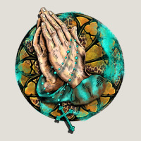 Western Praying Hands Prayer Rosary  Faith Cross Heavy Core Tee | Teevron