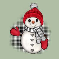 Grey Christmas Snowman Urban Heavy Tee | Teevron
