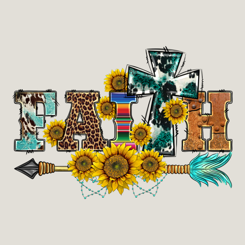 Western Faith Arrow Sunflowers Heavy Core Tee by BarkalooDesign | Teevron