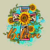 Western Belive Sunflowers Cross Heavy Core Tee | Teevron