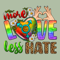 More Love Less Hate Lgbtq Urban Heavy Tee | Teevron
