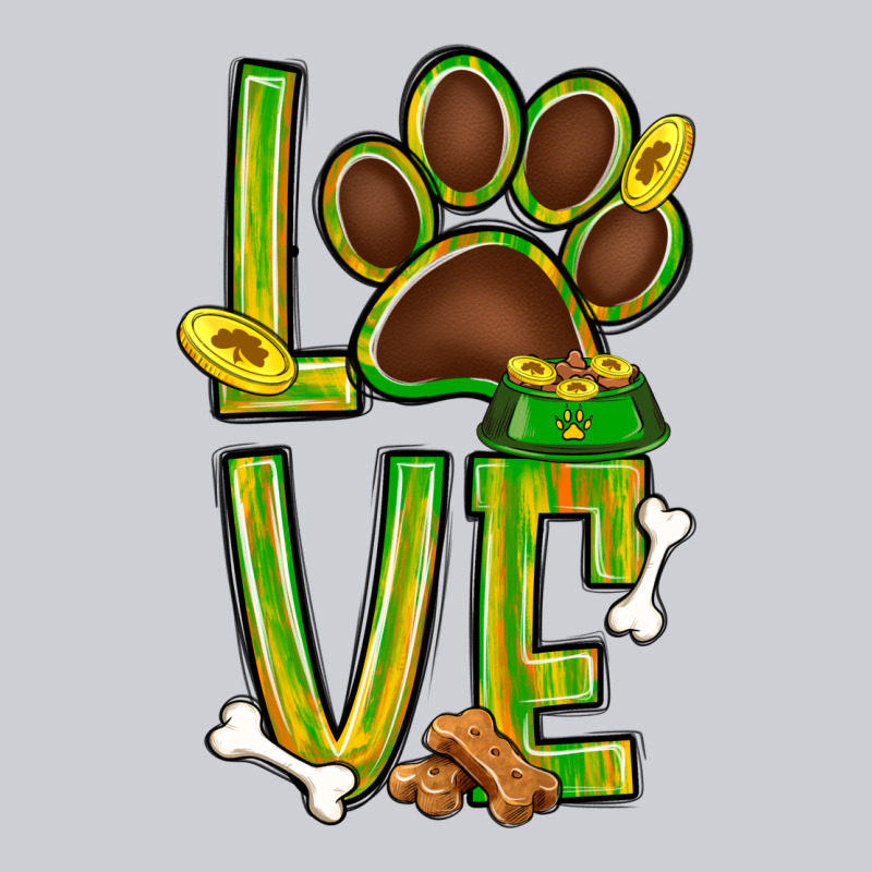 Tie Dye St. Patrick's Day Love Dog Paw Classic Tee by BundleAndBundleShop | Teevron