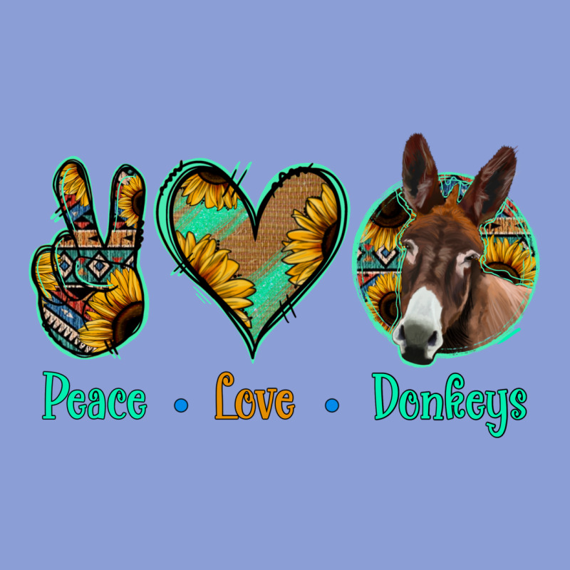 Peace Love Donkeys Long Sleeve Tee by Bettercallsaul | Teevron
