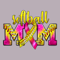Softball Mom Breast Cancer Vintage Tee | Teevron