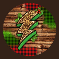 Leopard Lightning Bolt Christmas Heavy Core Tee | Teevron