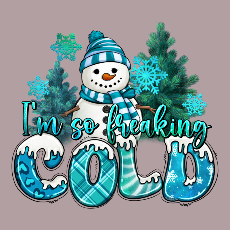 Im So Freaking Cold Snowman Vintage Hoodie by MaliasSmallBusiness | Teevron