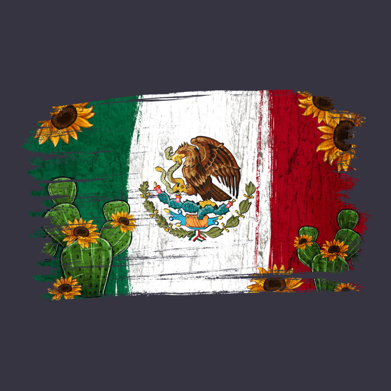 Mexican Flag Cactus Sunflower Vintage Hoodie by Jasminsmagicworld | Teevron