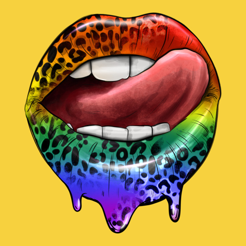Rainbow Lips Pride Premium Sweatshirt by FaDigitalArtStudio | Teevron