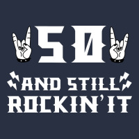 50 Birthday Rock Whitw Heavyweight Sweatshirt | Teevron