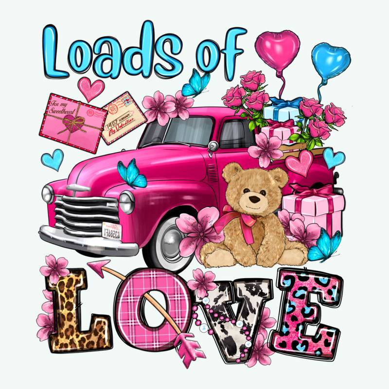 Loads Of Love Valentine's Day Olivia Premium Hoodie by OliviaCreatesArt | Teevron