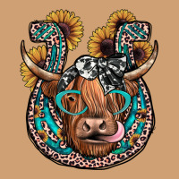 Highland Cow Horseshoe Vintage Tee | Teevron