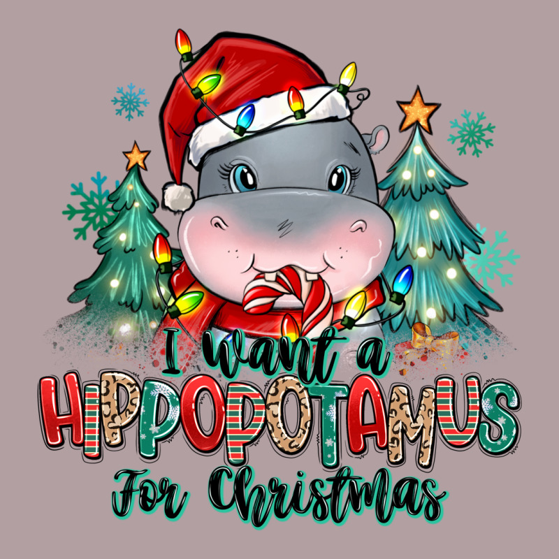 I Want A Hippopotamus For Christmas Vintage Hoodie by MaliasSmallBusiness | Teevron