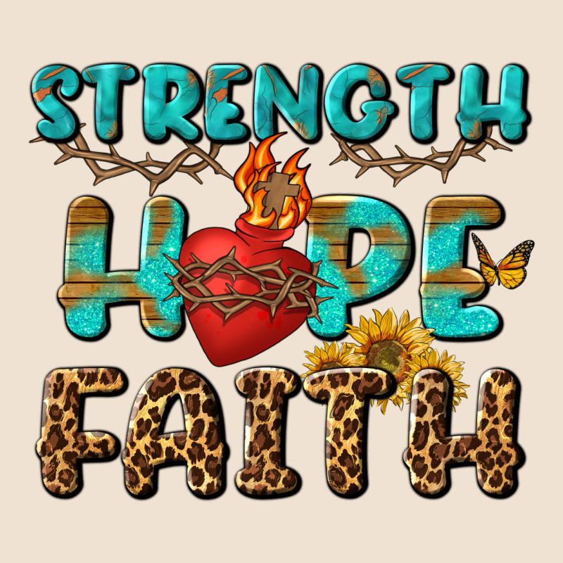 Strength Hope Faith Urban Heavy Tee by BundleAndBundleShop | Teevron