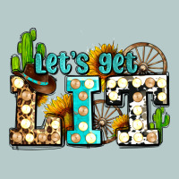 Western Lets Get Lit Ado Heavy Core Tee | Teevron