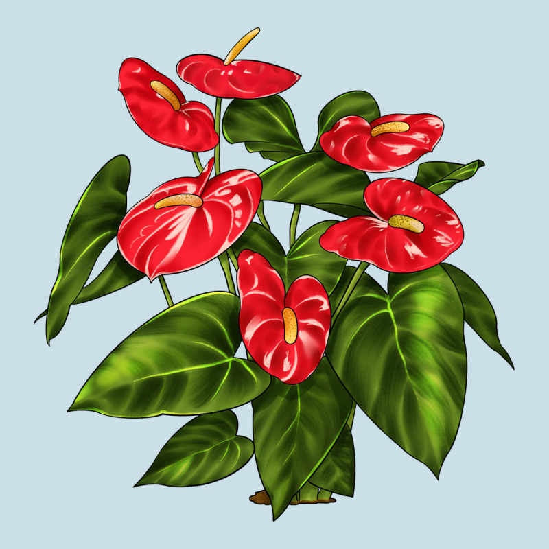 Anthurium Ladies Tee by LillyAllenDesigns | Teevron