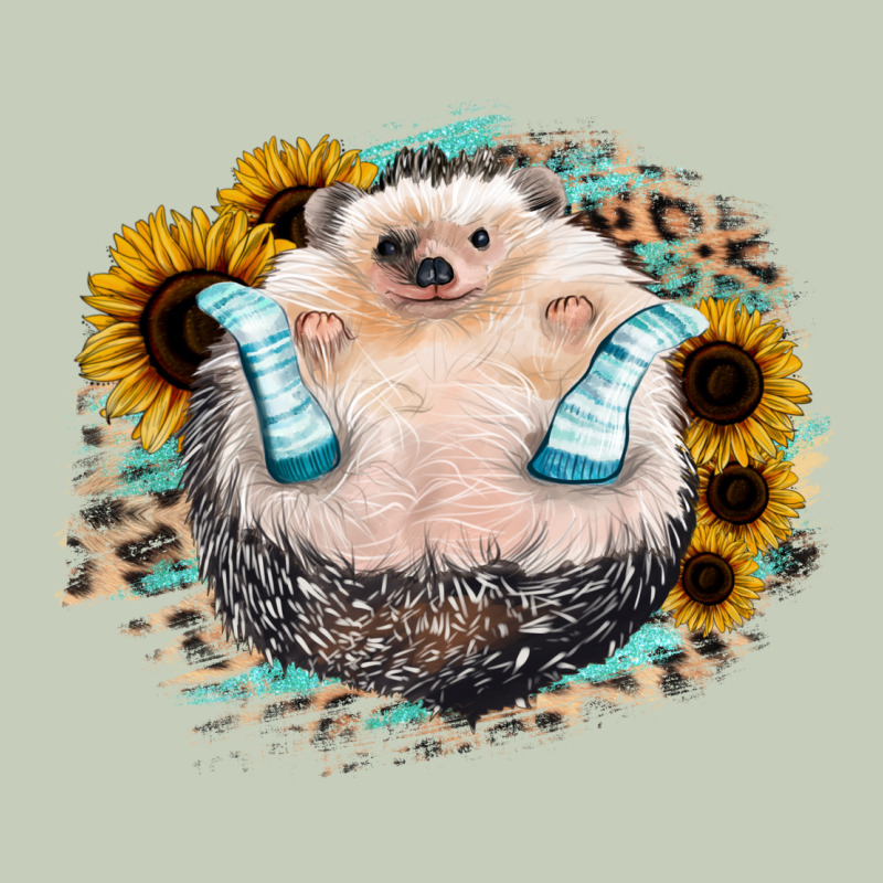 Hedgehog With Sunflower Long Sleeve Tee by Bettercallsaul | Teevron