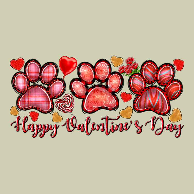 Happy Valentines Day Paws Heavy Core Tee by NancyCooperArtShop | Teevron